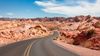 nevada's black rock desert with camping tent